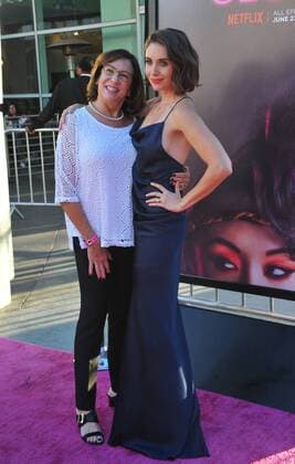 June 21, 2017 - Hollywood, California, U.S. - Alison Brie, Joanne Schermerhorn attends The Los Angeles Premiere for the New Netflix Comedy GLOW held at the Arclight Cinerama Dome in Hollywood, California on June 21, 2017. 2017 Hollywood U.S. - ZUMAl86_ 20170621_zaf_l86_081 Copyright: xDavexLongendykex