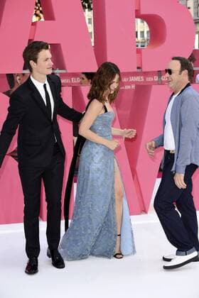 Ansel Elgort, Lily James und Kevin Spacey bei der Europapremiere des Kinofilms Baby Driver Drive Baby Drive im Cineworld Empire Leicester Square. London, 21.06.2017 Ansel Elgort, Lily James, Kevin Spacey  Foto:xS.xVasx xFuturexImage