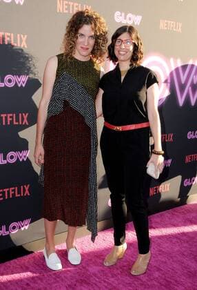 June 21, 2017 - Hollywood, CA, United States - 21 June 2017 - Hollywood, California - Liz Flahive, Carly Mensch. Netflix s Glow Los Angeles premiere held at Theater at Arclight Hollywood in Hollywood. Photo Credit: AdMedia Hollywood United States - ZUMAa123 20170621_zaa_a123_206 Copyright: xBirdiexThompsonx