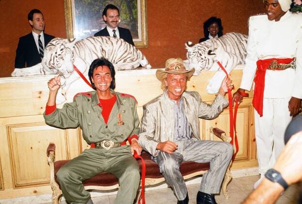 Siegfried Fischbacher and Roy Horn, circa 1984. Los Angeles CA USA  Copyright: xJ.xCummingsx 31780_509JRC