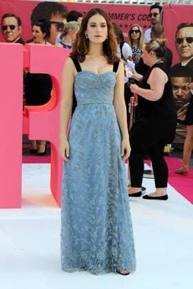 English actress Lily James attends the Baby Driver UK Premiere held at Cineworld Leicester Square in London. JUNE 21st 2017  MESx171312