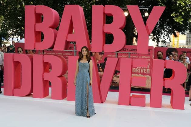 English actress Lily James attends the Baby Driver UK Premiere held at Cineworld Leicester Square in London. JUNE 21st 2017  MESx171312