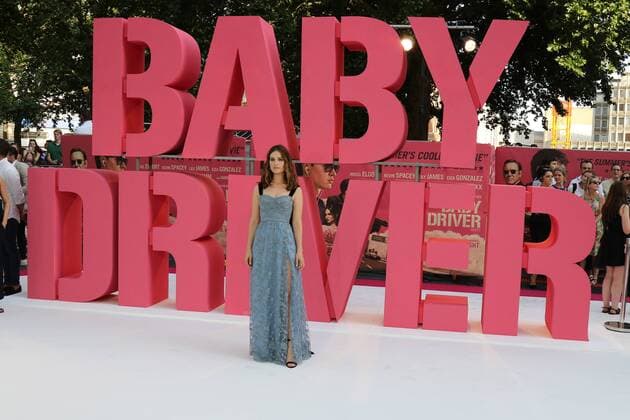 English actress Lily James attends the Baby Driver UK Premiere held at Cineworld Leicester Square in London. JUNE 21st 2017  MESx171312
