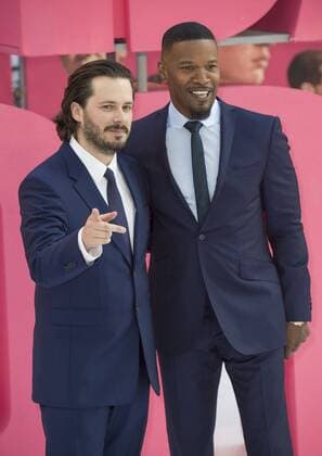 Baby Driver European Premiere London.UK. Edgar Wright and Jamie Foxx at Baby Driver European Premiere. Cineworld Leicester Square. 21st June 2017 Ref;LMK386-S382-220617 