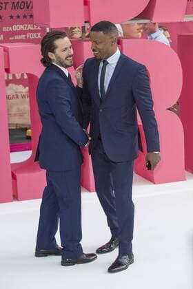 Baby Driver European Premiere London.UK. Edgar Wright and Jamie Foxx at Baby Driver European Premiere. Cineworld Leicester Square. 21st June 2017 Ref;LMK386-S382-220617 