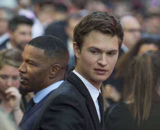 Baby Driver European Premiere London.UK. Jamie Foxx and Ansel Elgort at Baby Driver European Premiere. Cineworld Leicester Square. 21st June 2017 Ref;LMK386-S382-220617 