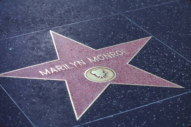 IMAGO ICONS: Marilyn Monroe Hollywood and Los Angeles Landmarks Marilyn Monroe s Star on the Hollywood Walk of Fame. © 1993 Joe Martinez  Copyright: xHAx 3250_0001