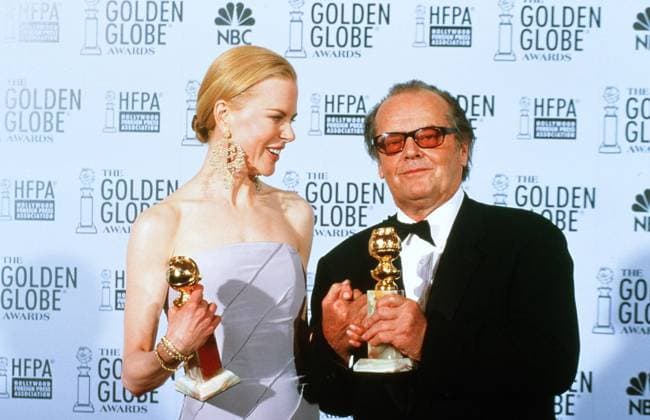 Nicole Kidman and Jack Nicholson at the 60th Annual Golden Globe Awards, 2003 © JRC The Hollywood Archive - All Rights Reserved Hollywood CA USA  Copyright: xJ.xCummingsx 32557_168JRC