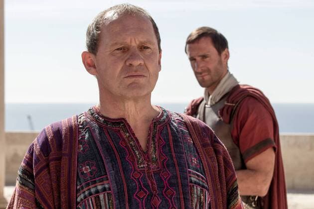 Pontius Pilate (Peter Firth) worries aloud that the prophecy of the Messiah may prove true as his tribune Clavius (Joseph Fiennes) awaits marching orders in Columbia Pictures RISEN, in theaters nationwide Feb. 19, 2016. Los Angeles CA  Copyright: xRosiexCollinsx 32831_011THA