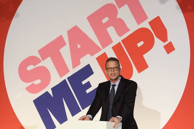Christian Sewing, St.Vertretung Deutsche Bank AG, zur 2. Preisverleihung des Start me up! Gruenderpreis 2017 der Fachzeitschrift BILANZ im alten Gueterbahnhof von Greifswald in Berlin am 22.06.2017