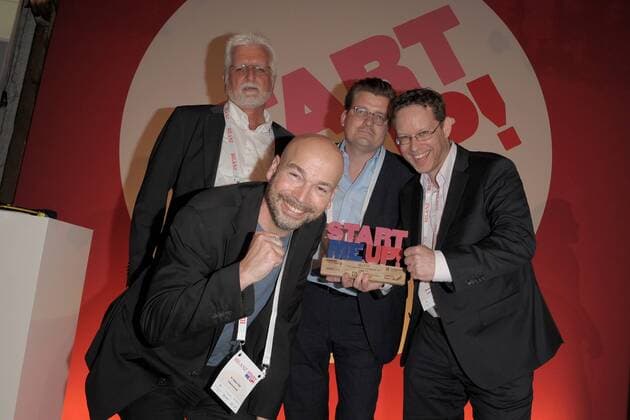 Gruenderpreis 2017 geht an DiaMonTech GMBH zur 2. Preisverleihung des Start me up! Gruenderpreis 2017 der Fachzeitschrift BILANZ im alten Gueterbahnhof von Greifswald in Berlin am 22.06.2017