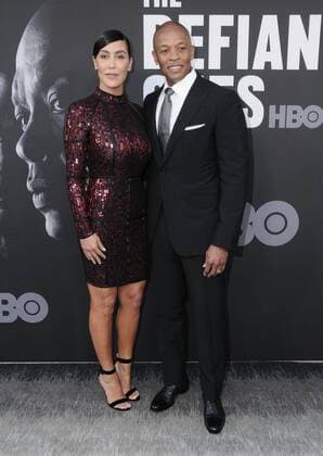 June 22, 2017 - Hollywood, CA, United States - 22 June 2017 - Hollywood, California - Nicole Young, Dr. Dre. HBO s The Defiant Ones Los Angeles premiere held at Paramount Theater in Hollywood. Photo Credit: AdMedia Hollywood United States - ZUMAa123 20170622_zaa_a123_008 Copyright: xBirdiexThompsonx