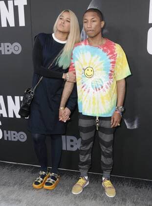 June 22, 2017 - Hollywood, CA, United States - 22 June 2017 - Hollywood, California - Helen Lasichanh, Pharrell Williams. HBO s The Defiant Ones Los Angeles premiere held at Paramount Theater in Hollywood. Photo Credit: AdMedia Hollywood United States - ZUMAa123 20170622_zaa_a123_064 Copyright: xBirdiexThompsonx