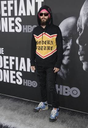 June 22, 2017 - Hollywood, CA, United States - 22 June 2017 - Hollywood, California - Jared Leto. HBO s The Defiant Ones Los Angeles premiere held at Paramount Theater in Hollywood. Photo Credit: AdMedia Hollywood United States - ZUMAa123 20170622_zaa_a123_065 Copyright: xBirdiexThompsonx