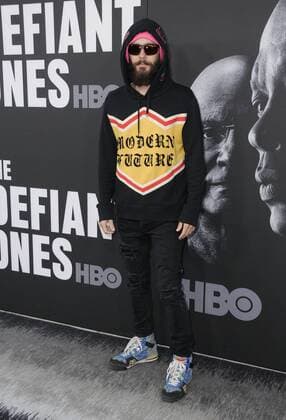 June 22, 2017 - Hollywood, CA, United States - 22 June 2017 - Hollywood, California - Jared Leto. HBO s The Defiant Ones Los Angeles premiere held at Paramount Theater in Hollywood. Photo Credit: AdMedia Hollywood United States - ZUMAa123 20170622_zaa_a123_068 Copyright: xBirdiexThompsonx