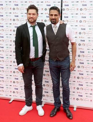 The Black Prince premiere London Indian Film Festival London.UK.Stephen Sherrard Cook and Pablo Sat-Bhambra at the The Black Prince premiere at the London Indian Film Festival. BFI Southbank, London UK, . 22 June 2017.LMK394-S386-230617 
