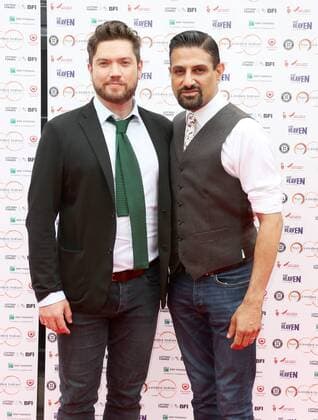 The Black Prince premiere London Indian Film Festival London.UK.Stephen Sherrard Cook and Pablo Sat-Bhambra at the The Black Prince premiere at the London Indian Film Festival. BFI Southbank, London UK, . 22 June 2017.LMK394-S386-230617 