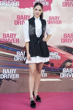 Mexican actress Eiza González attends to the presentation of the film Baby Driver at Villa Magna Hotel in Madrid, June 23, 2017. Spain.  (20170623043)