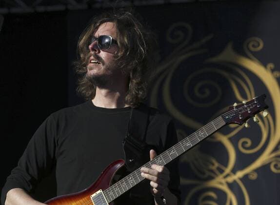 Swedish heavy metal band Opeth members perform on stage during the second day of the Download Music Festival at Caja Magica in Madrid, Spain, 23 June 2017. DOWNLOAD MUSIC FESTIVAL !ACHTUNG: NUR REDAKTIONELLE NUTZUNG!  Copyright: xKikoxHuescax GRA437 20170623-636338483337690167