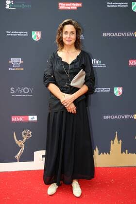 Susanne Wolff beim Cocktailempfang anlässlich der Jurysitzung zum International Emmy Award 2017 am 22.06.2017 in der Marienburg in Koeln Cocktailempfang zur Jurysitzung zum International Emmy Award 2017 in Koeln 