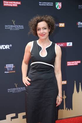 Maria Schrader beim Cocktailempfang anlässlich der Jurysitzung zum International Emmy Award 2017 am 22.06.2017 in der Marienburg in Koeln Cocktailempfang zur Jurysitzung zum International Emmy Award 2017 in Koeln 