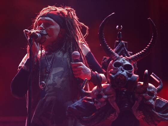 Leader and singer of the US band Ministry , Al Jourgensen, performs during a concert as part of the last day of the Download fesival at the Magic Box in Madrid, Spain, 24 June 2017. Download festival in Madrid !ACHTUNG: NUR REDAKTIONELLE NUTZUNG!  Copyright: xKikoxHuescax MAD001 20170625-636339510345016328