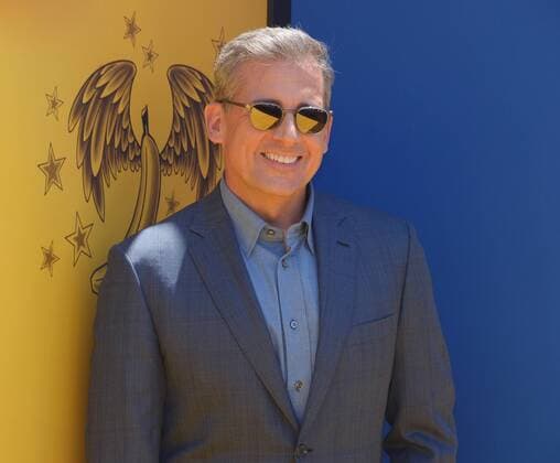Cast member Steve Carell, the voice of Gru Dru in the animated motion picture comedy Despicable Me 3 attends the premiere of the film at the Shrine Auditorium in Los Angeles on June 24, 2017. Storyline: A mysterious stranger shows up to inform Gru that he has a long-lost twin brother-a brother who desperately wishes to follow in his twin s despicable footsteps-one former super-villain will rediscover just how good it feels to be bad.  LAP2017062409 JIMxRUYMEN