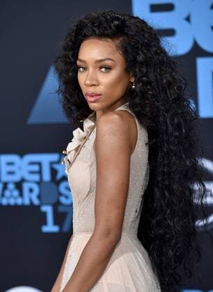 Hip-hop artist Lil Mama attends the 17th annual BET Awards at Microsoft Theater in Los Angeles on June 25, 2017. The ceremony celebrates achievements in entertainment and honors music, sports, television, and movies released between April 1, 2016 and March 31, 2017.  LAP20170625076 CHRISTINExCHEW