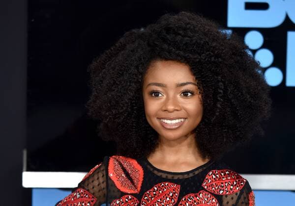 Actor Skai Jackson attends the 17th annual BET Awards at Microsoft Theater in Los Angeles on June 25, 2017. The ceremony celebrates achievements in entertainment and honors music, sports, television, and movies released between April 1, 2016 and March 31, 2017.  LAP20170625153 CHRISTINExCHEW