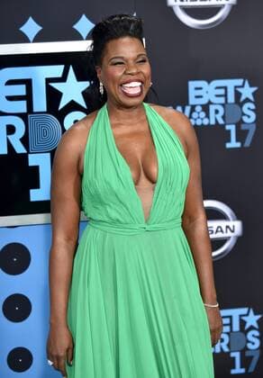 Host Leslie Jones attends the 17th annual BET Awards at Microsoft Theater in Los Angeles on June 25, 2017. The ceremony celebrates achievements in entertainment and honors music, sports, television, and movies released between April 1, 2016 and March 31, 2017.  LAP20170625210 CHRISTINExCHEW