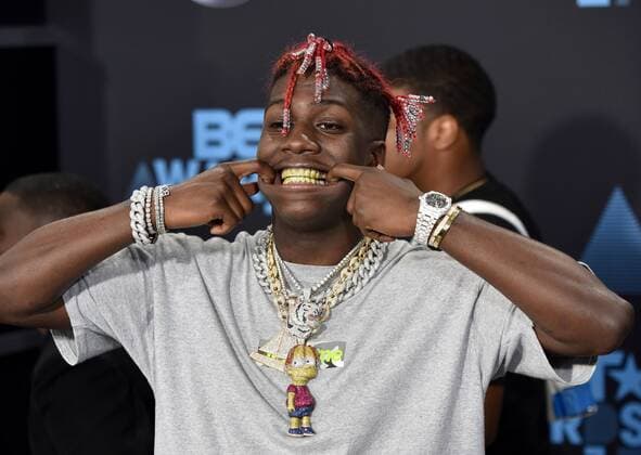 Rapper Lil Yachty attends the 17th annual BET Awards at Microsoft Theater in Los Angeles on June 25, 2017. The ceremony celebrates achievements in entertainment and honors music, sports, television, and movies released between April 1, 2016 and March 31, 2017.  LAP20170625226 CHRISTINExCHEW