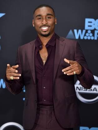 Actor Demetrius Shipp Jr. attends the 17th annual BET Awards at Microsoft Theater in Los Angeles on June 25, 2017. The ceremony celebrates achievements in entertainment and honors music, sports, television, and movies released between April 1, 2016 and March 31, 2017.  LAP20170625235 CHRISTINExCHEW