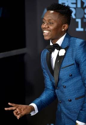 Singer Rayvanny attends the 17th annual BET Awards at Microsoft Theater in Los Angeles on June 25, 2017. The ceremony celebrates achievements in entertainment and honors music, sports, television, and movies released between April 1, 2016 and March 31, 2017.  LAP20170625305 CHRISTINExCHEW