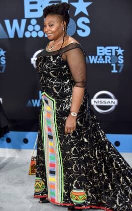 Singer Yvonne Chaka Chaka attends the 17th annual BET Awards at Microsoft Theater in Los Angeles on June 25, 2017. The ceremony celebrates achievements in entertainment and honors music, sports, television, and movies released between April 1, 2016 and March 31, 2017.  LAP20170625306 CHRISTINExCHEW