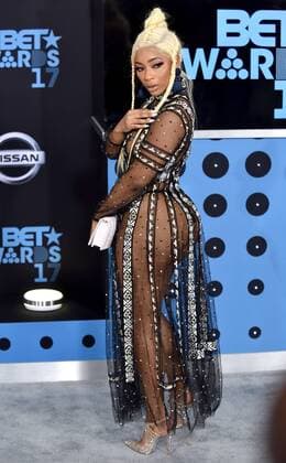 TV personality Tommie Lee attends the 17th annual BET Awards at Microsoft Theater in Los Angeles on June 25, 2017. The ceremony celebrates achievements in entertainment and honors music, sports, television, and movies released between April 1, 2016 and March 31, 2017.  LAP20170625313 CHRISTINExCHEW