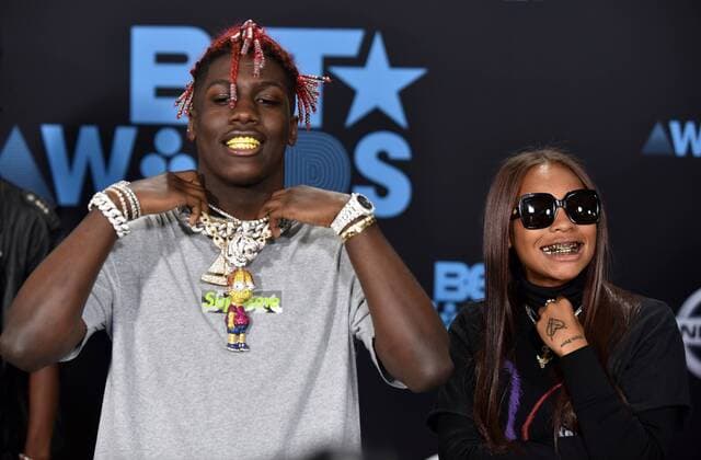 Rapper Lil Yachty and singer Kodie Shane (R) attend the 17th annual BET Awards at Microsoft Theater in Los Angeles on June 25, 2017. The ceremony celebrates achievements in entertainment and honors music, sports, television, and movies released between April 1, 2016 and March 31, 2017.  LAP20170625429 CHRISTINExCHEW