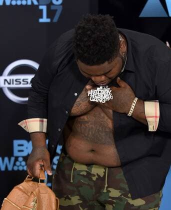 Fat Boy attends the 17th annual BET Awards at Microsoft Theater in Los Angeles on June 25, 2017. The ceremony celebrates achievements in entertainment and honors music, sports, television, and movies released between April 1, 2016 and March 31, 2017.  LAP20170625506 CHRISTINExCHEW
