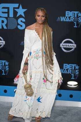 June 25, 2017 - Los Angeles, California, U.S - Eva Marcille at the 2017 BET Awards 17 held at the JW Marriot in Los Angeles, California on Sunday June 25, 2017. Los Angeles U.S. - ZUMAp124 20170625_zaa_p124_114 Copyright: xJavierxRojasx