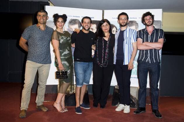 Sam Mirhosseini - Camelia Jordana - Walid Ben Mabrouk - Sou Abadi - realisatrice - William Lebghil - Felix Moati - CELEBRITES : Avant Premiere du Film Cherchez la Femme - Paris - 26 06 2017 JBAutissier Panoramic 