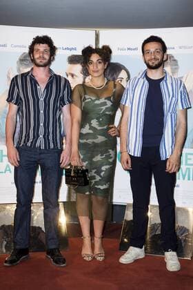 Felix Moati - Camelia Jordana - William Lebghil CELEBRITES : Avant Premiere du Film Cherchez la Femme - Paris - 26 06 2017 JBAutissier Panoramic 