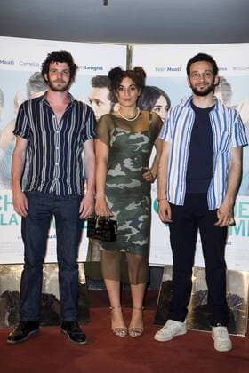 Felix Moati - Camelia Jordana - William Lebghil CELEBRITES : Avant Premiere du Film Cherchez la Femme - Paris - 26 06 2017 JBAutissier Panoramic 