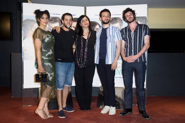 Camelia Jordana - Walid Ben Mabrouk - Sou Abadi - realisatrice - William Lebghil - Felix Moati - CELEBRITES : Avant Premiere du Film Cherchez la Femme - Paris - 26 06 2017 JBAutissier Panoramic 