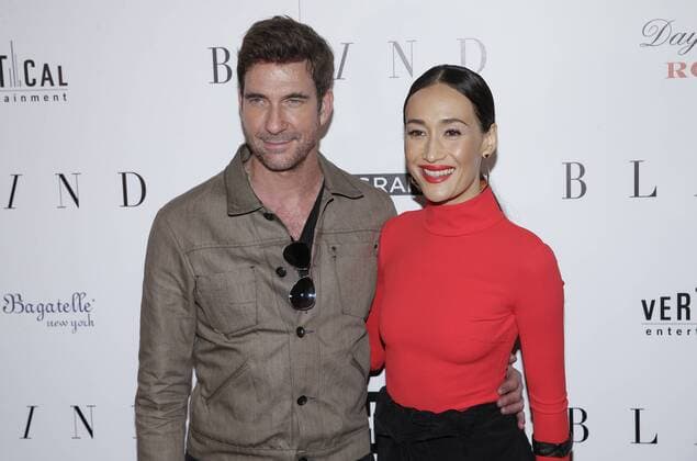 Dylan McDermott and Maggie Q arrive on the red carpet at the Blind premiere at Landmark Sunshine Cinema on June 26, 2017 in New York City  NYP20170626147 JOHNxANGELILLO