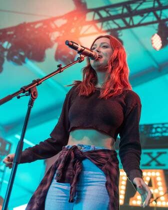 June 25, 2017 - Chicago, Illinois, U.S - BAILEY BRYAN during Country LakeShake Music Festival at Huntington Bank Pavilion at Northerly Island in Chicago, Illinois Chicago U.S. - ZUMAs135 20170625_zap_s135_056 Copyright: xDanielxDeSloverx