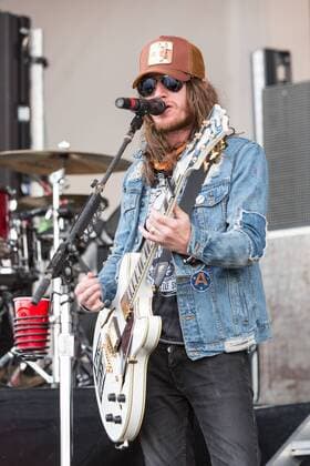 June 25, 2017 - Chicago, Illinois, U.S - JAREN JOHNSTON of The Cadillac Three during Country LakeShake Music Festival at Huntington Bank Pavilion at Northerly Island in Chicago, Illinois Chicago U.S. - ZUMAs135 20170625_zap_s135_060 Copyright: xDanielxDeSloverx