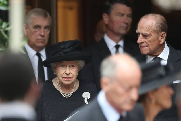 . 27 06 2017. London, United Kingdom. Royals leaving the funeral of Countess Mountbatten of Burma at St.Paul s church in Knightsbridge, London.  xStephenxLockx xi-Imagesx IIM-15463-0044