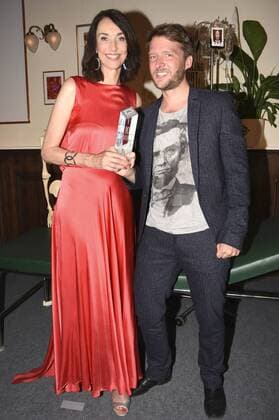 Katharina Behrends und Josef Brandl bei der Verleihung des 13th Street Shocking Short Award 2017 im Rahmen des 35. Filmfest München 2017 in der Serologischen Klinik für Nervenkitzel. München, 27.06.2017 Foto:xP.xSchönbergerx xFuturexImage