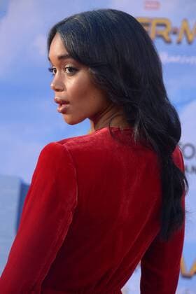 Cast member Laura Harrier attends the premiere of the sci-fi motion picture Spider-Man: Homecoming at TCL Chinese Theatre in the Hollywood section of Los Angeles on June 28, 2017. Storyline: Following the events of Captain America: Civil War (2016), Peter Parker attempts to balance his life in high school with his career as the web-slinging superhero Spider-Man.  LAP2017062814 JIMxRUYMEN