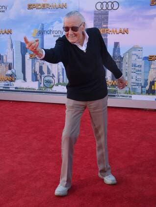 Stan Lee, an American comic-book writer, editor, and publisher, who was formerly executive vice president and publisher of Marvel Comics attends the premiere of the sci-fi motion picture Spider-Man: Homecoming at TCL Chinese Theatre in the Hollywood section of Los Angeles on June 28, 2017. Storyline: Following the events of Captain America: Civil War (2016), Peter Parker attempts to balance his life in high school with his career as the web-slinging superhero Spider-Man.  LAP2017062840 JIMxRUYMEN