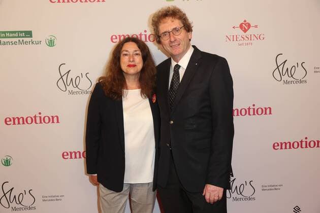 Hamburg Monika Griefahn mit Michael Braungart zu Gast bei der Verleihung des emotion Award in der Hamburger Laeiszhalle am 27.6.2017